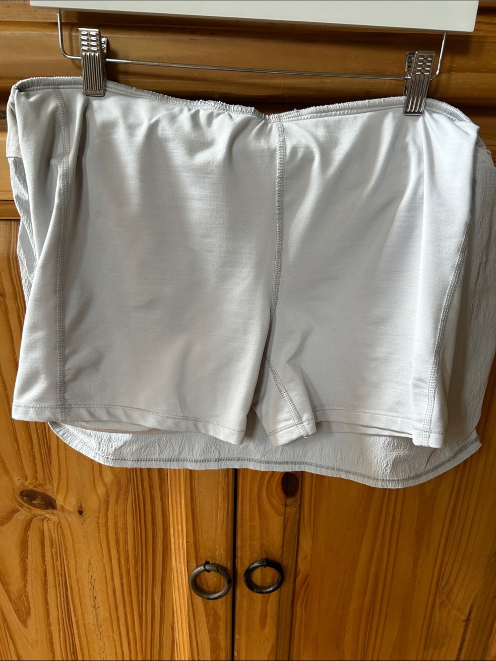 Athleta Trekkie Skirt Skort Women's Size 6 Athletic Grey Zipper Pockets - Picture 7 of 9